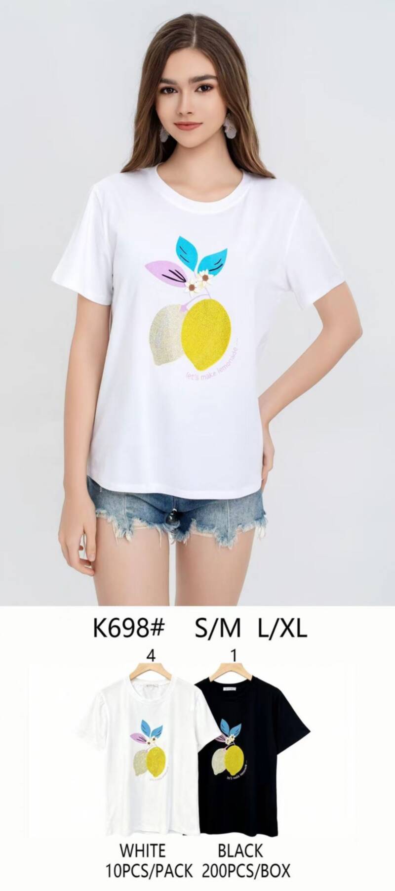 Bluzki damskie Roz S/M-L/XL , Mix Kolor Paczka 10 szt